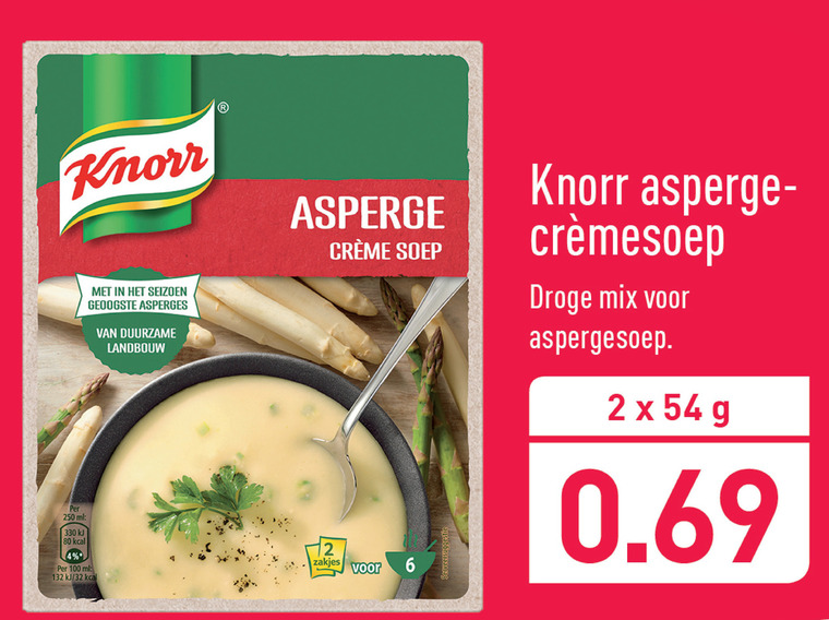 Knorr   soep folder aanbieding bij  Aldi - details