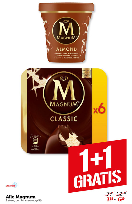 Magnum   ijslollies, ijsspecialiteit folder aanbieding bij  Coop - details