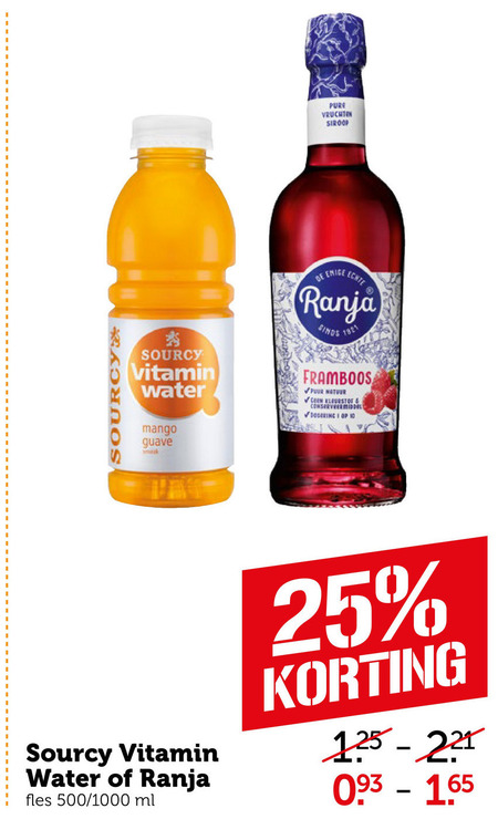 Sourcy   fruitdrank, limonadesiroop folder aanbieding bij  Coop - details