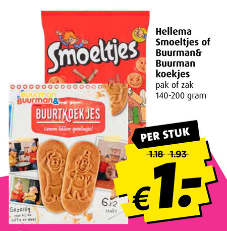 Hellema   kinderbiscuit folder aanbieding bij  Boni - details