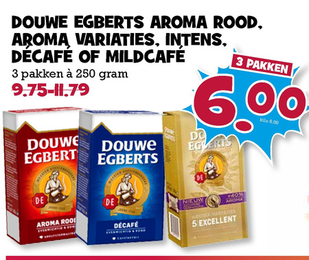 Douwe Egberts   koffie folder aanbieding bij  Boons Markt - details