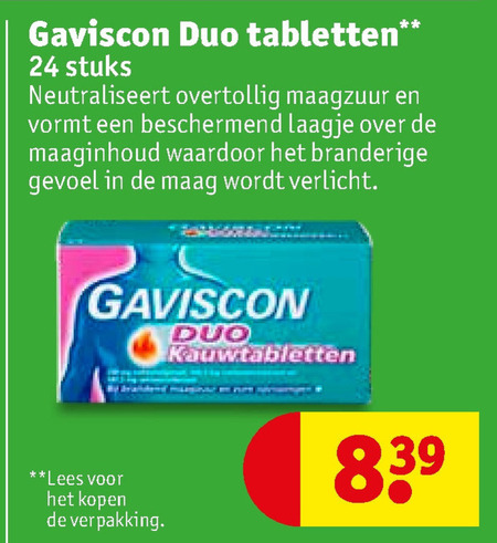 Gaviscon   maagzuurremmer folder aanbieding bij  Kruidvat - details