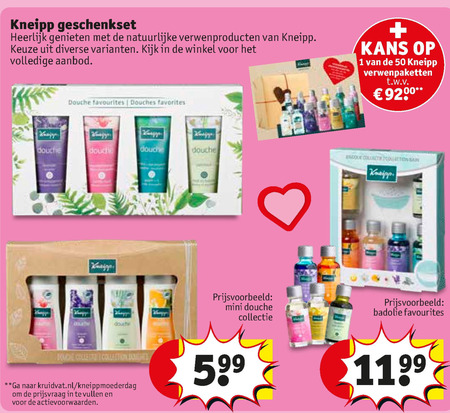 Kneipp   geschenkset folder aanbieding bij  Kruidvat - details