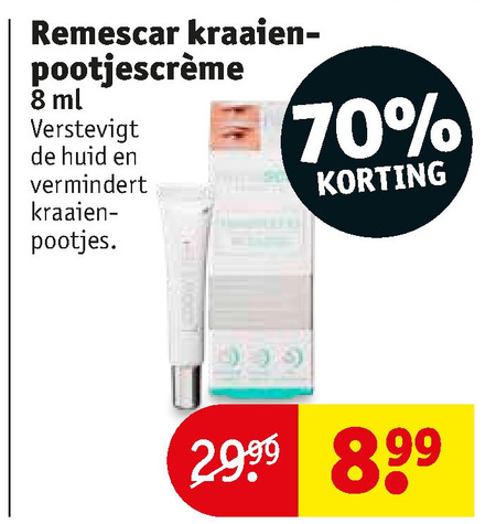 Remescar   anti-rimpel creme folder aanbieding bij  Kruidvat - details