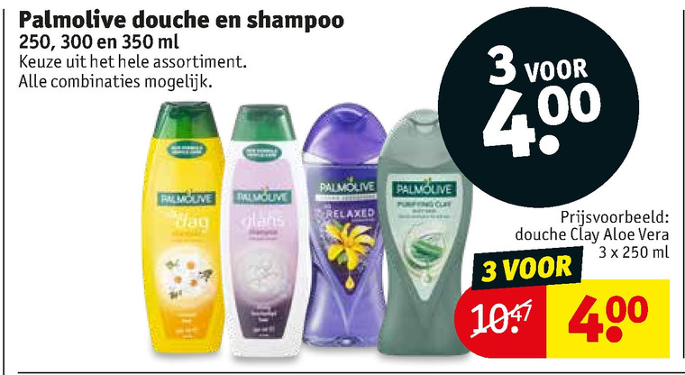 Palmolive   shampoo, douchegel folder aanbieding bij  Kruidvat - details