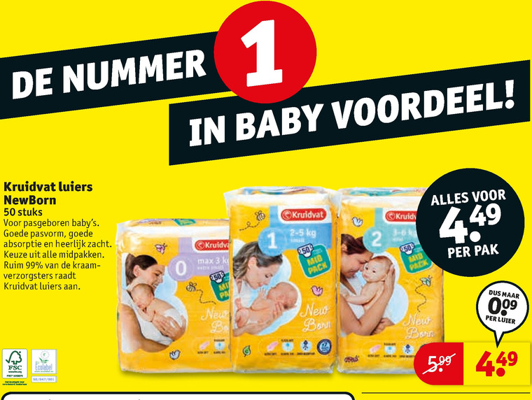 Kruidvat Huismerk   luiers folder aanbieding bij  Kruidvat - details