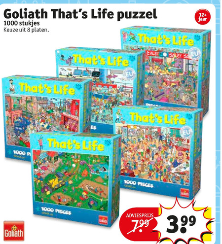 Goliath   legpuzzel folder aanbieding bij  Kruidvat - details