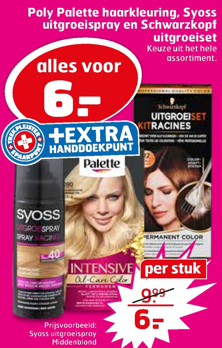 Schwarzkopf   haarkleuring folder aanbieding bij  Trekpleister - details