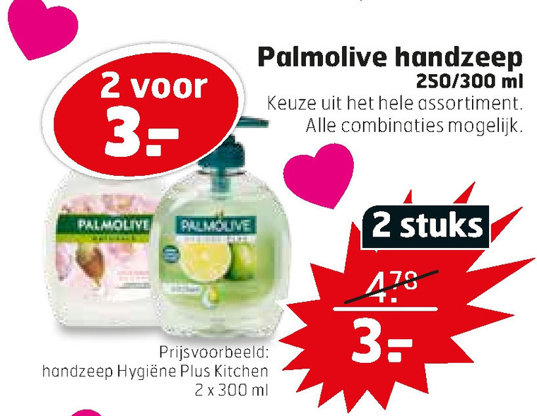 Palmolive   handzeep folder aanbieding bij  Trekpleister - details