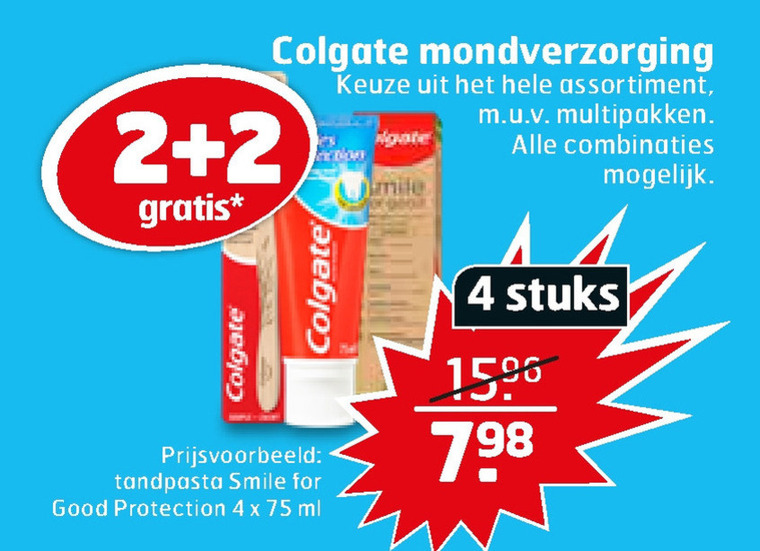 Colgate   tandpasta, tandenborstel folder aanbieding bij  Trekpleister - details