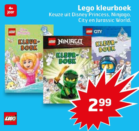 Roux Gehakt Bad kleurboek, lego ninjago folder aanbieding bij Trekpleister - details