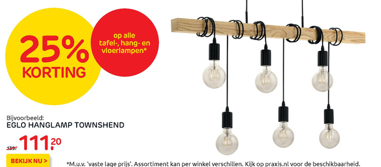 Alle merken   vloerlampen, hanglamp folder aanbieding bij  Praxis - details