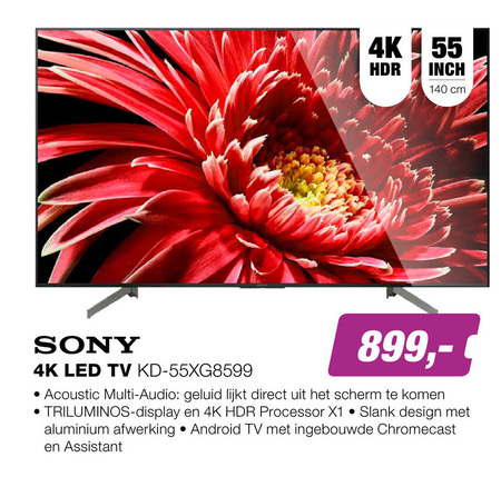 Sony   4k ultrahd televisies folder aanbieding bij  EP Electronic Partner - details