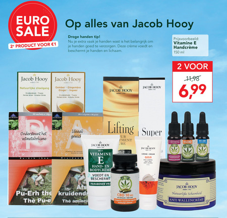 Jacob Hooy   voedingssupplement folder aanbieding bij  Holland & Barrett - details