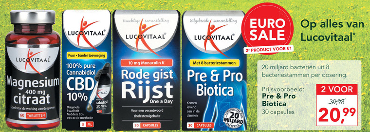 Lucovitaal   voedingssupplement folder aanbieding bij  Holland & Barrett - details