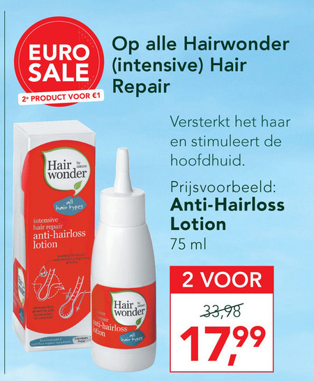 Hairwonder   haarmasker folder aanbieding bij  Holland & Barrett - details