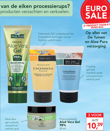 De Tuinen Huismerk   huidverzorging folder aanbieding bij  Holland & Barrett - details