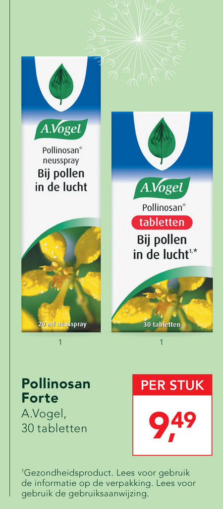 Vogel   neusspray folder aanbieding bij  Holland & Barrett - details