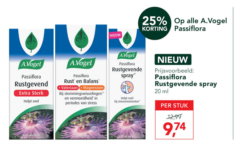 A Vogel   voedingssupplement folder aanbieding bij  Holland & Barrett - details