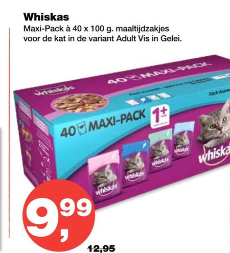 Whiskas   kattenvoer folder aanbieding bij  Jumper - details