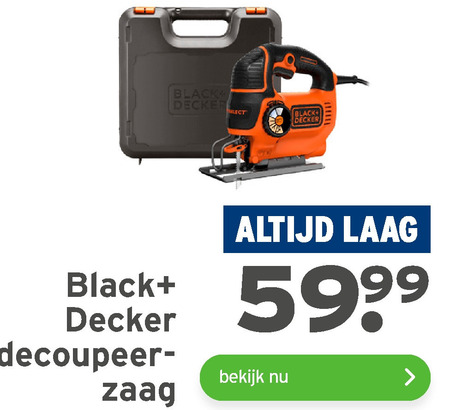 Black and Decker   decoupeerzaag folder aanbieding bij  Gamma - details