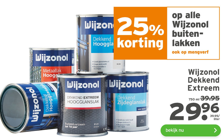 Wijzonol   buitenlak folder aanbieding bij  Gamma - details