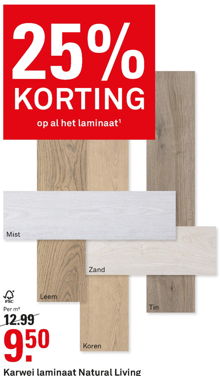 Karwei Huismerk   laminaat folder aanbieding bij  Karwei - details