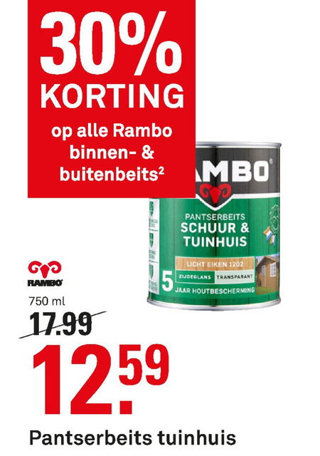 engineering jas hoop Rambo beits folder aanbieding bij Karwei - details