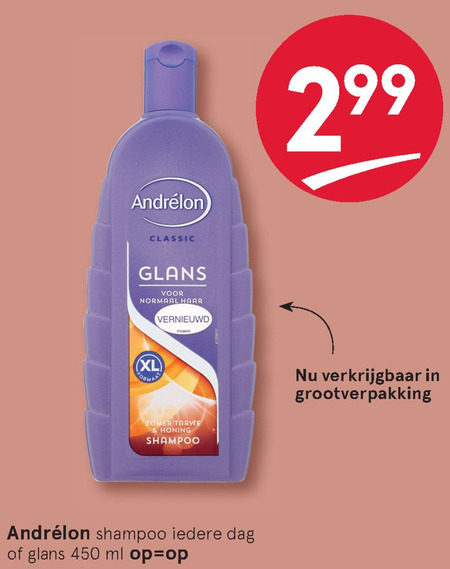 Andrelon   shampoo folder aanbieding bij  Etos - details