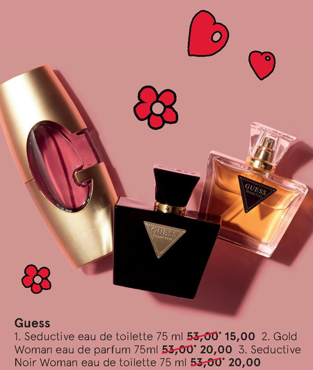 Guess   eau de toilette folder aanbieding bij  Etos - details