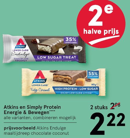 Atkins   afslankmaaltijd folder aanbieding bij  Etos - details