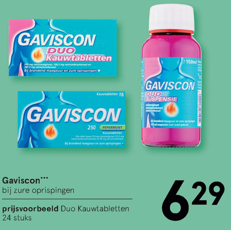 Gaviscon   maagzuurremmer folder aanbieding bij  Etos - details