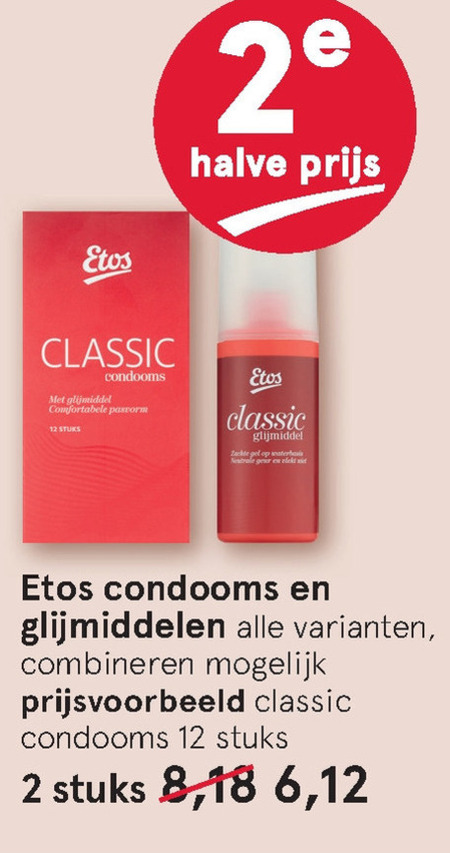 Etos Huismerk   erotiek, glijmiddel folder aanbieding bij  Etos - details