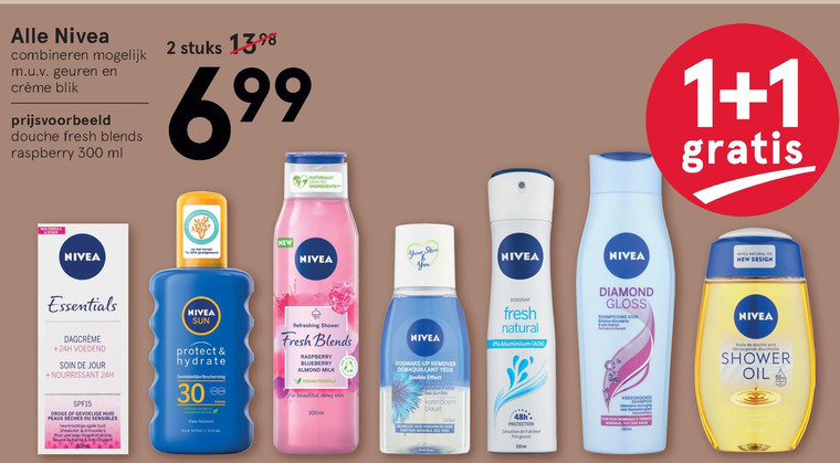 Nivea   douchegel, dagcreme folder aanbieding bij  Etos - details