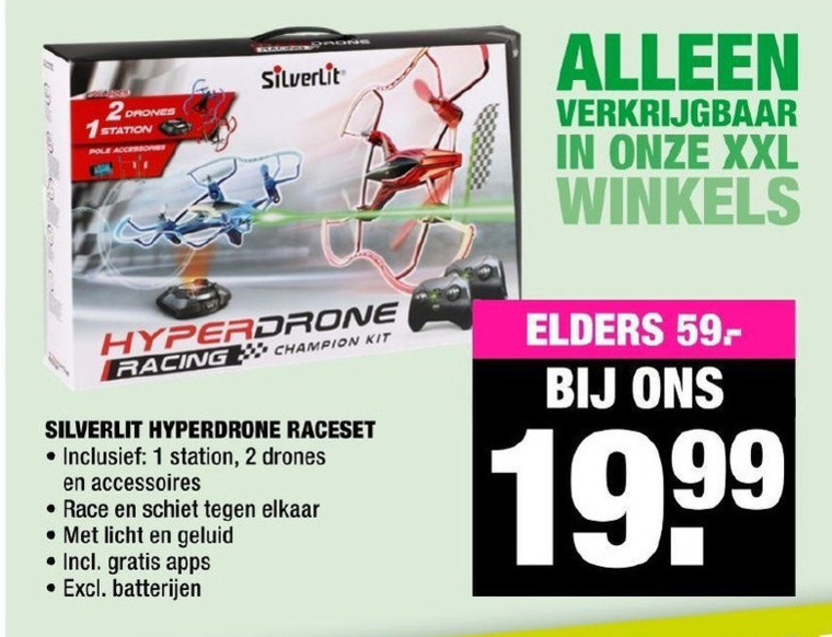 Silverlit   drone  folder aanbieding bij  Big Bazar - details