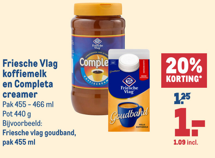 Completa   koffiemelk, koffiecreamer folder aanbieding bij  Makro - details