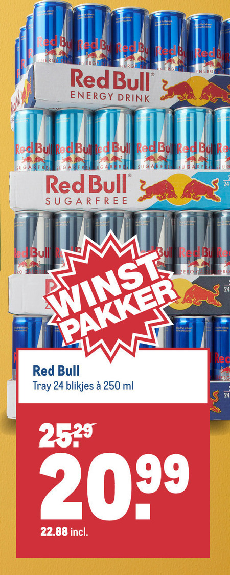 Red Bull   energiedrank folder aanbieding bij  Makro - details