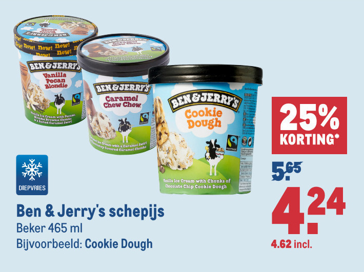 Ben and Jerrys   ijsspecialiteit folder aanbieding bij  Makro - details