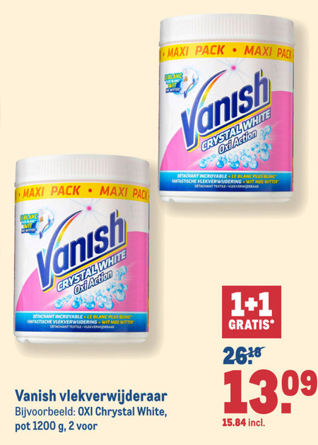 Vanish   vlekkenverwijderaar folder aanbieding bij  Makro - details