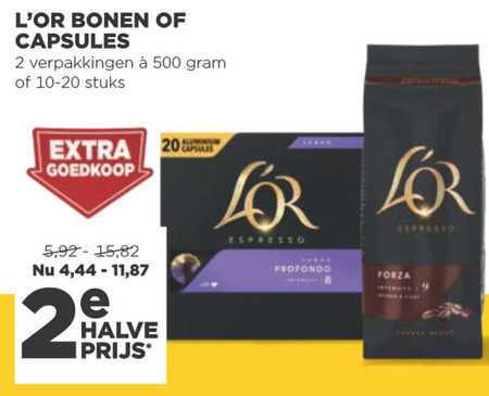 Douwe Egberts L Or   koffiebonen, koffiecups folder aanbieding bij  Jumbo - details