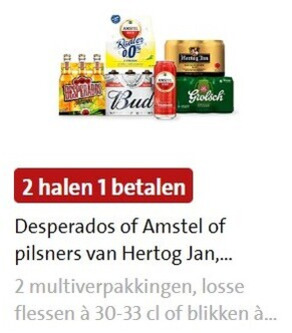 Desperados   speciaalbier, blikje bier folder aanbieding bij  Jumbo - details