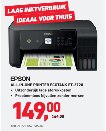 Epson   all-in-one printer folder aanbieding bij  Office Centre - details