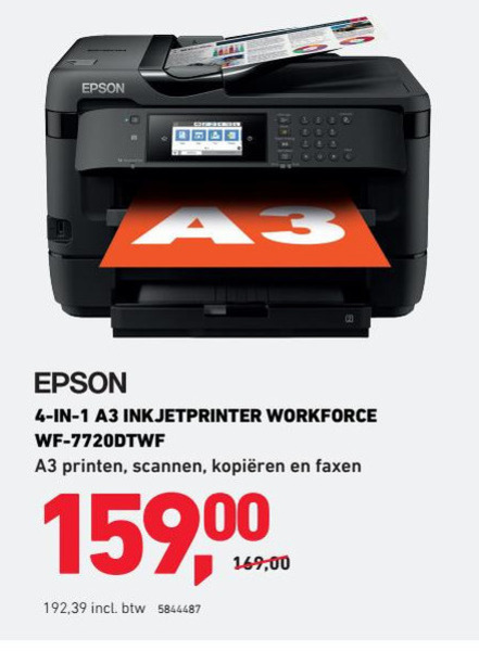 Epson   all-in-one printer folder aanbieding bij  Office Centre - details