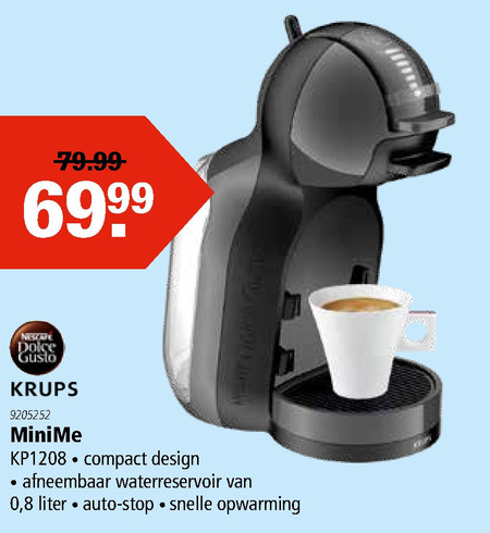 Krups   dolce gusto apparaat folder aanbieding bij  Marskramer - details