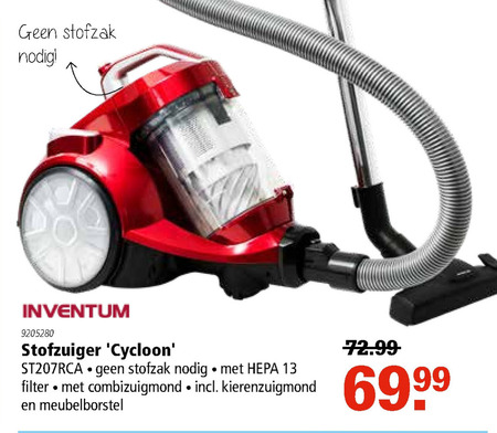 Inventum   stofzuiger folder aanbieding bij  Marskramer - details