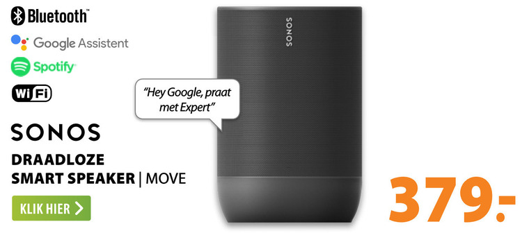 Sonos   media streamer folder aanbieding bij  Expert - details