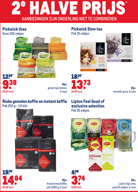 Rioba   oploskoffie, koffie folder aanbieding bij  Makro - details