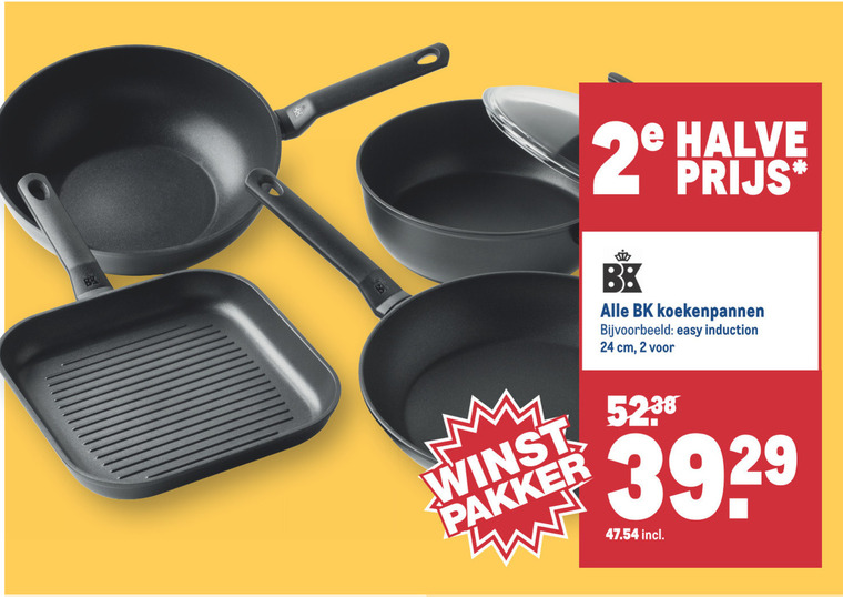 BK   koekenpan, grillpan folder aanbieding bij  Makro - details