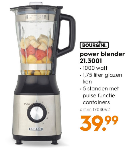 Bourgini   blender folder aanbieding bij  Blokker - details