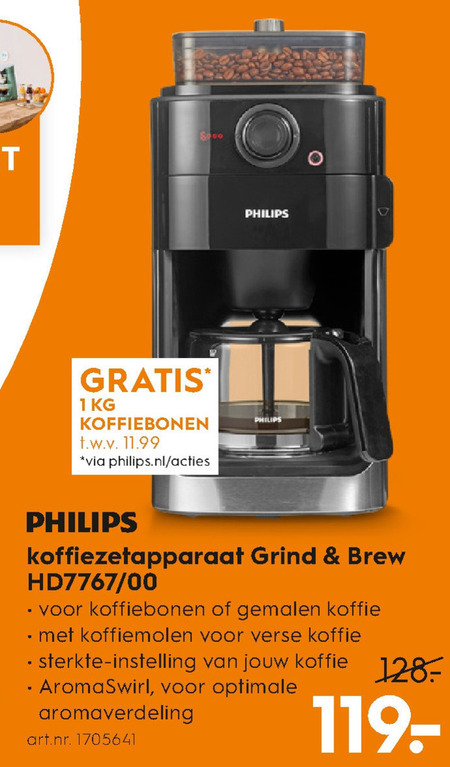 Philips koffiezetapparaat aanbieding bij -